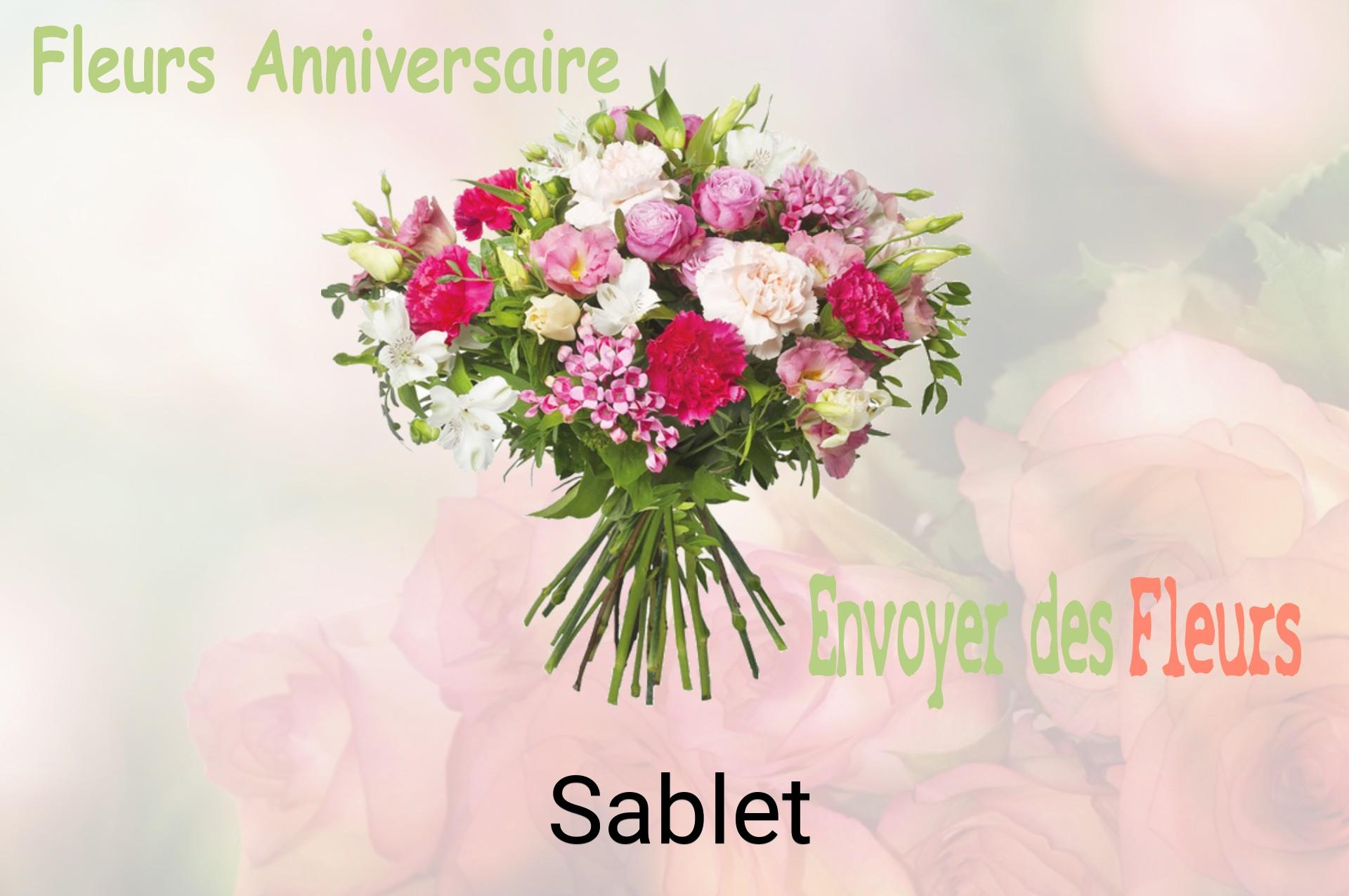 Bouquet de fleurs d’anniversaire livré à Sablet